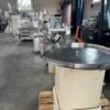Linea conta compresse in acciaio INOX con carrello ruotato