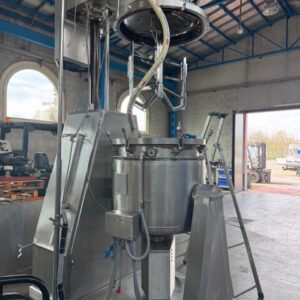 Turbo-emulsore da 350 litri in acciaio INOX completo di quadro elettrico
